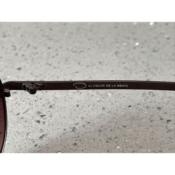 Oscar De La Renta Sunglasses Mod-3041 210 Brown Aviator - Frames Only - Picture 7 of 15